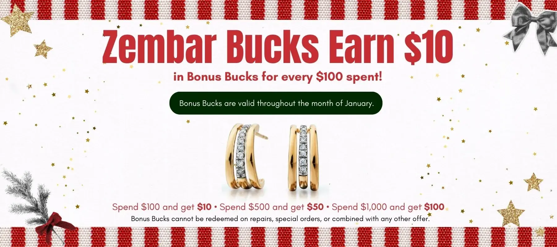 Zembar Jewelers Bucks Spend and Earn Jewelry